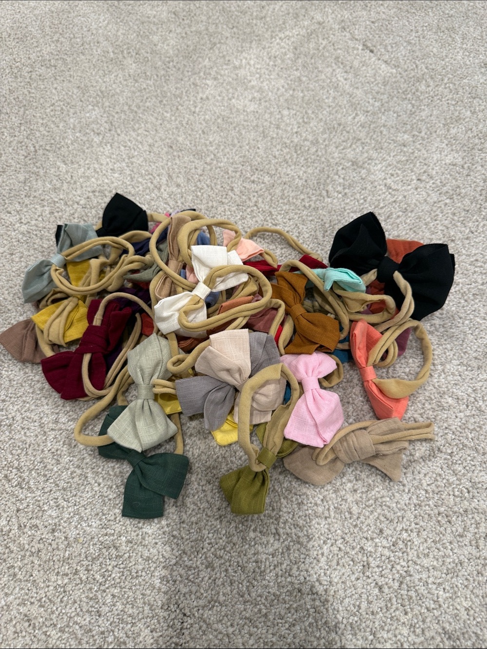35 baby / toddler head band bows